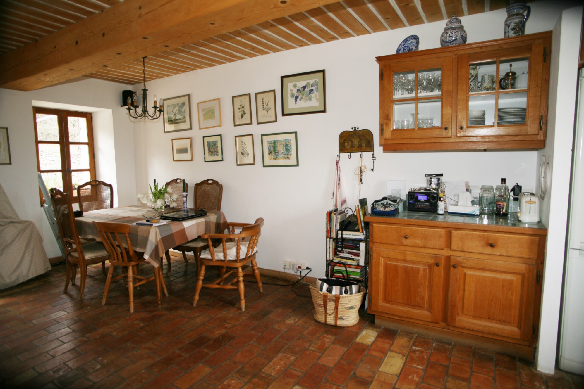 For sale in Gordes, in Luberon, a traditional stone farmhouse with breathtaking views for sale