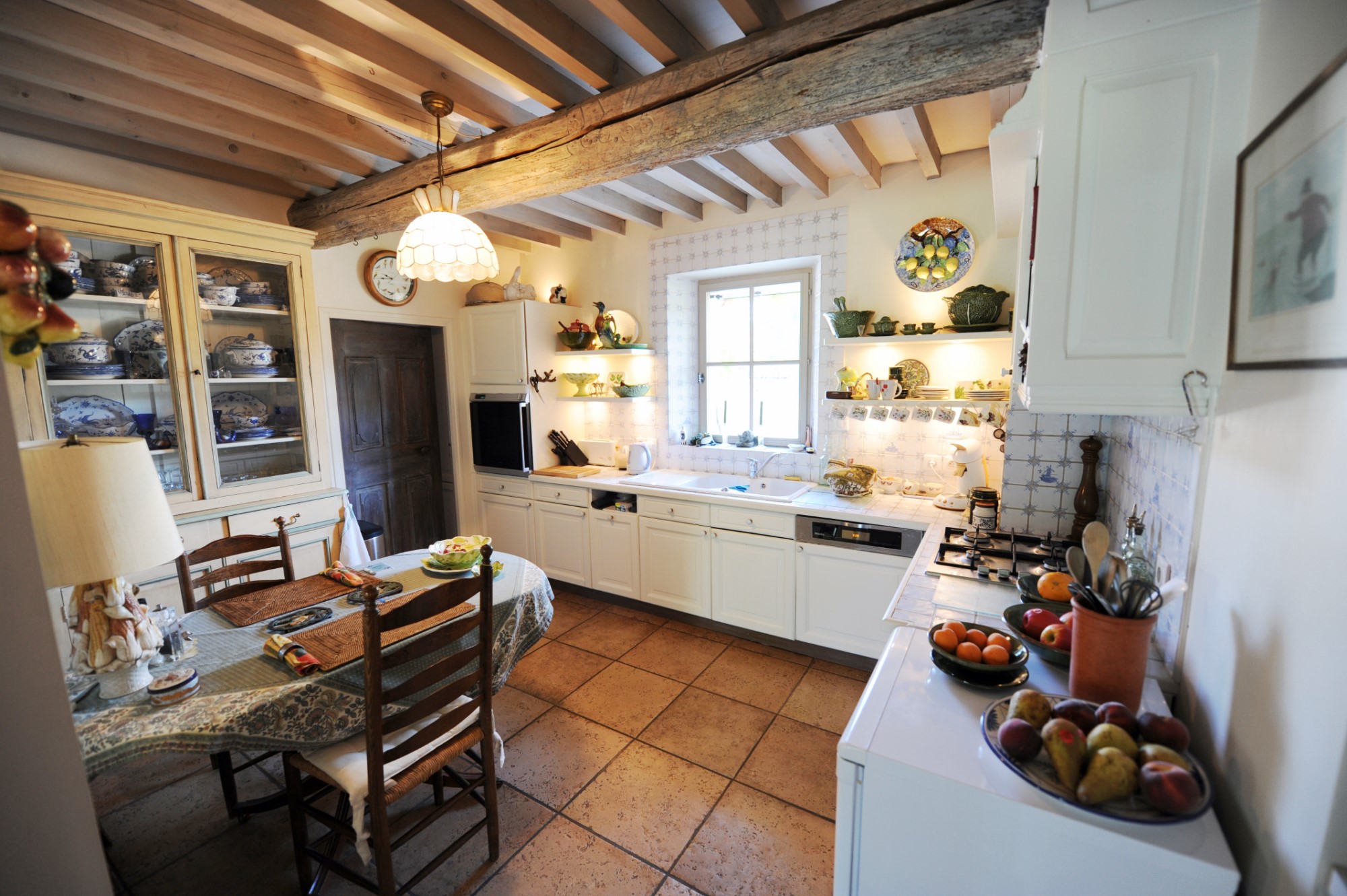 For sale, in Gordes, one storey stone house with large garden and swimming pool