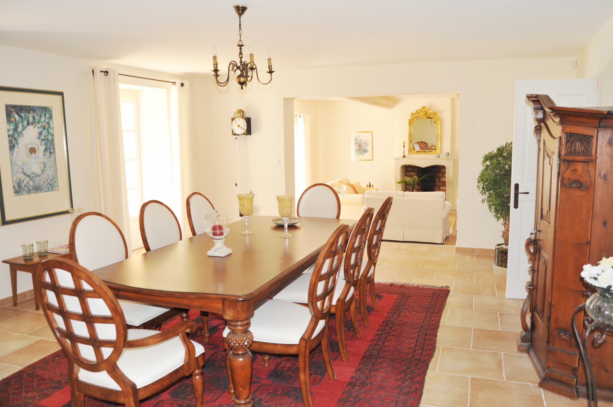 For sale near Roussillon, restored stone farmhouse with pool on 2.7 hectares of land