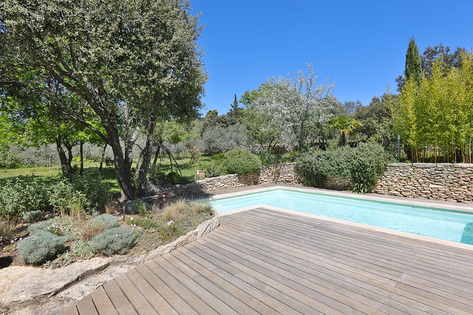 In the Luberon, near a village, beautiful stone house