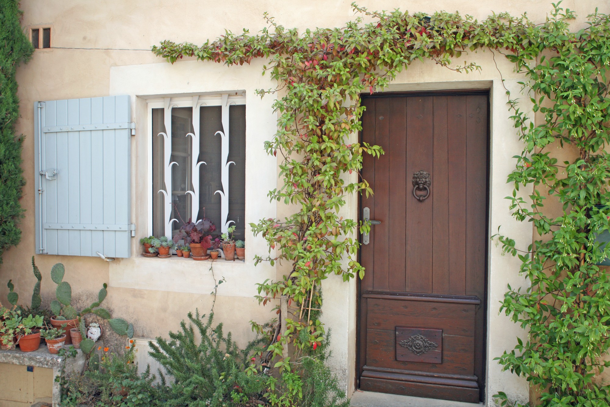 Bonnieux, village house with terrace and view
