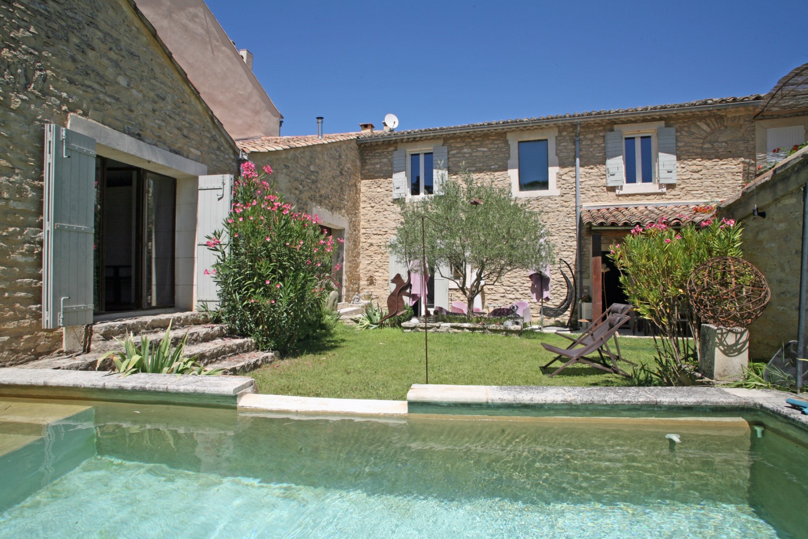 Village house with garden and swimming pool